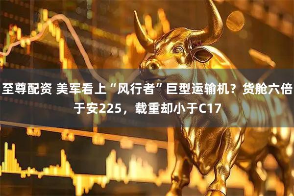 至尊配资 美军看上“风行者”巨型运输机？货舱六倍于安225，载重却小于C17