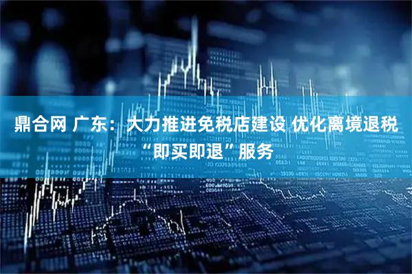 鼎合网 广东：大力推进免税店建设 优化离境退税“即买即退”服务